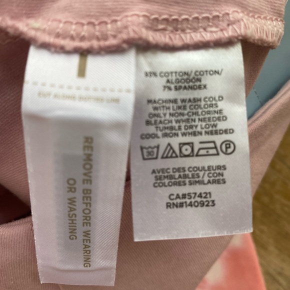 Loft biker tie dye shorts XXSP NWT - Picture 5 of 5